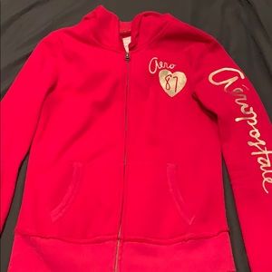 Aeropastel zip-up hoodie